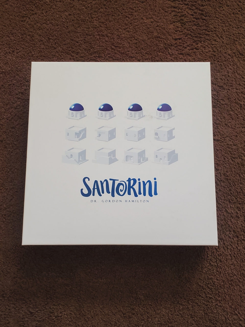 Santorini - White Box (Kickstarter Ed) Dr. Gordon Hamilton Board Game